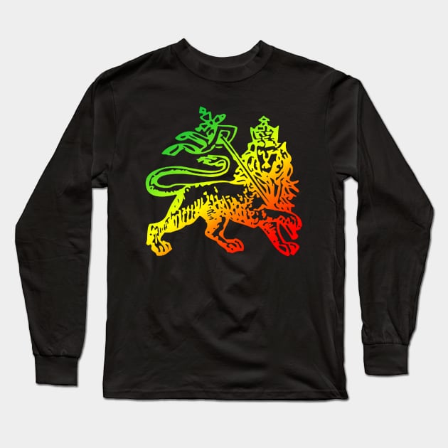 RASTA LION Long Sleeve T-Shirt by Westwaystudio